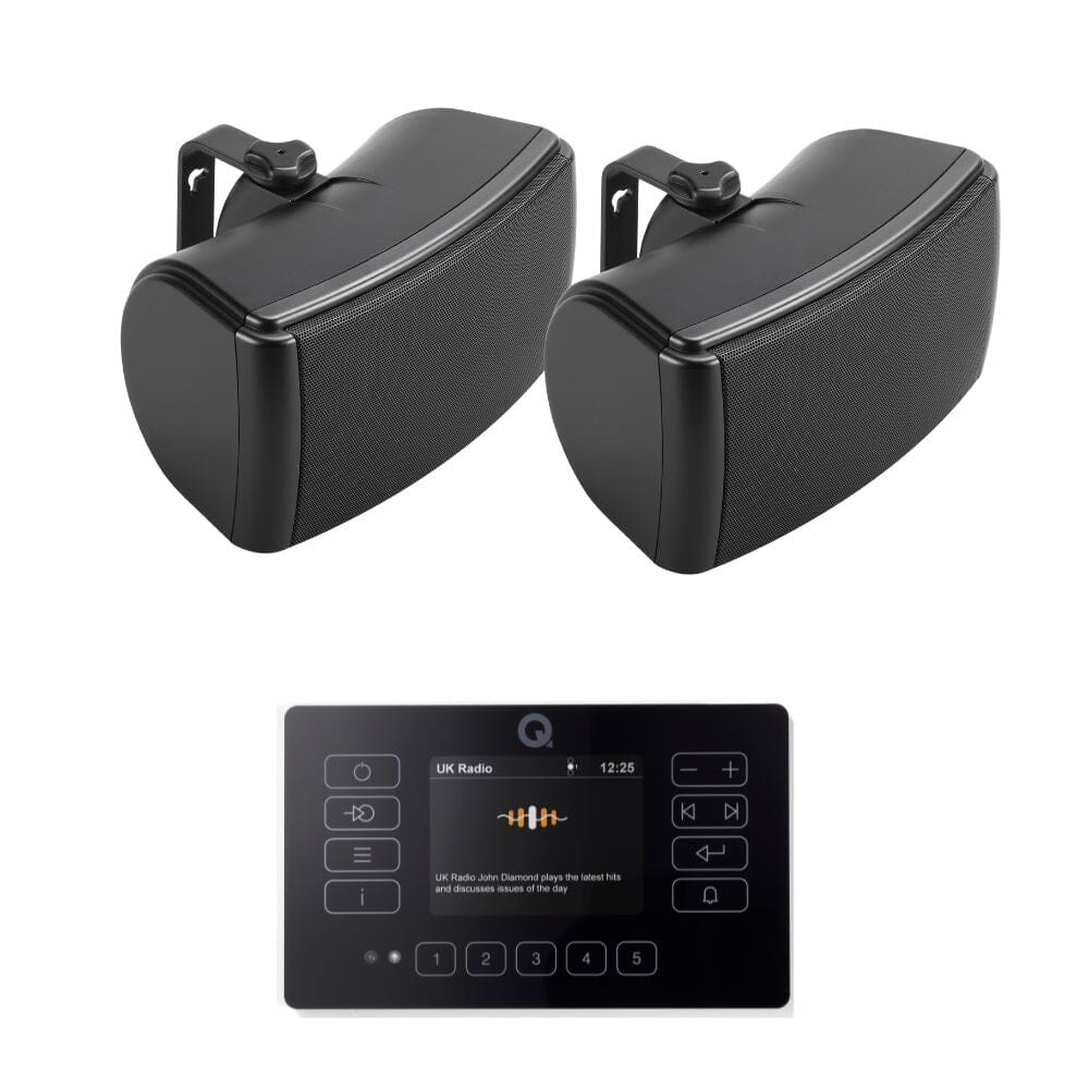 Q Acoustics E120 4.5" Outdoor Speaker System with Bluetooth & DAB Radio - K&B Audio