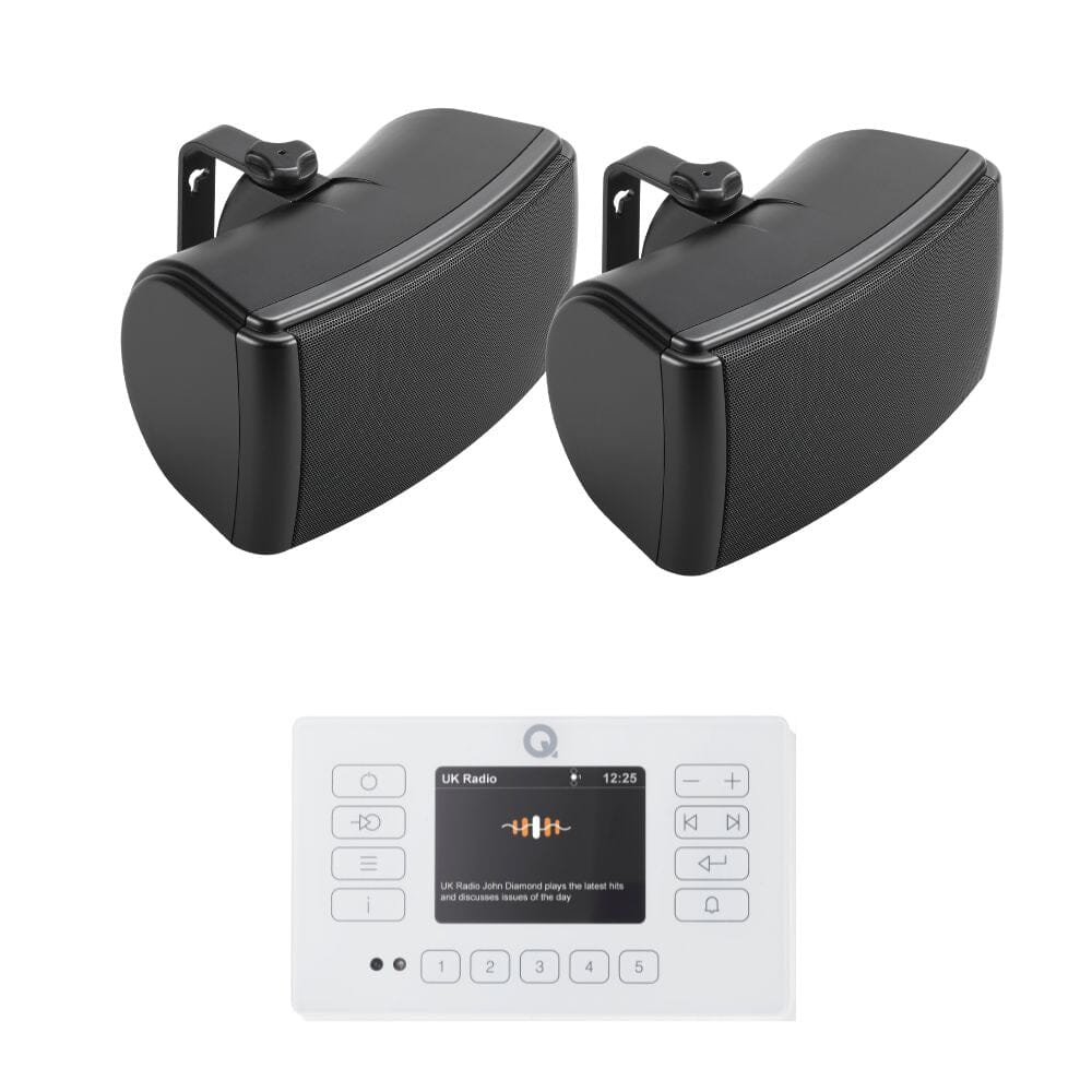Q Acoustics E120 4.5" Outdoor Speaker System with Bluetooth & DAB Radio - K&B Audio