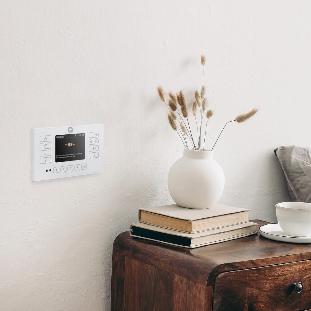 Q Acoustics E120 6.5" In Wall Speaker Hi-Fi System with Bluetooth/DAB+/FM - K&B Audio