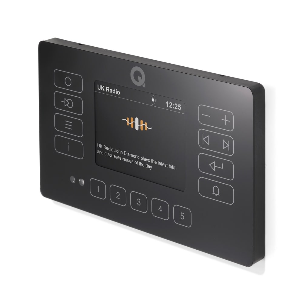 Q Acoustics E120 In Wall HiFi Amplifier with Bluetooth/DAB+/FM (No Speakers) - K&B Audio