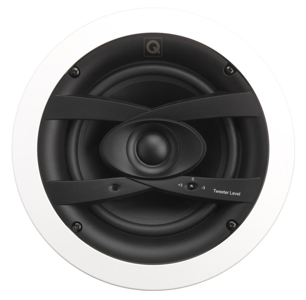 WiiM AMP Wi-Fi & Bluetooth Amplifier + Q Acoustics QI65CW 6.5" Water Resistant Ceiling Speakers - K&B Audio