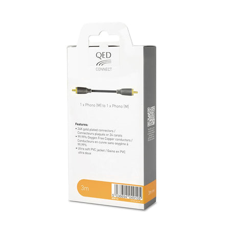 QED Connect Subwoofer Cable (3m - 6m) - K&B Audio