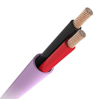 QED QX16/2 - 2 Core Speaker Cable - LSZH - Pink (300m) - K&B Audio