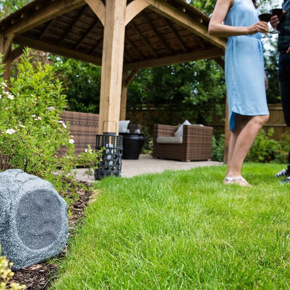 Sonos AMP + Q Acoustics QI65LW Outdoor Rock Speakers - 6.5" - K&B Audio