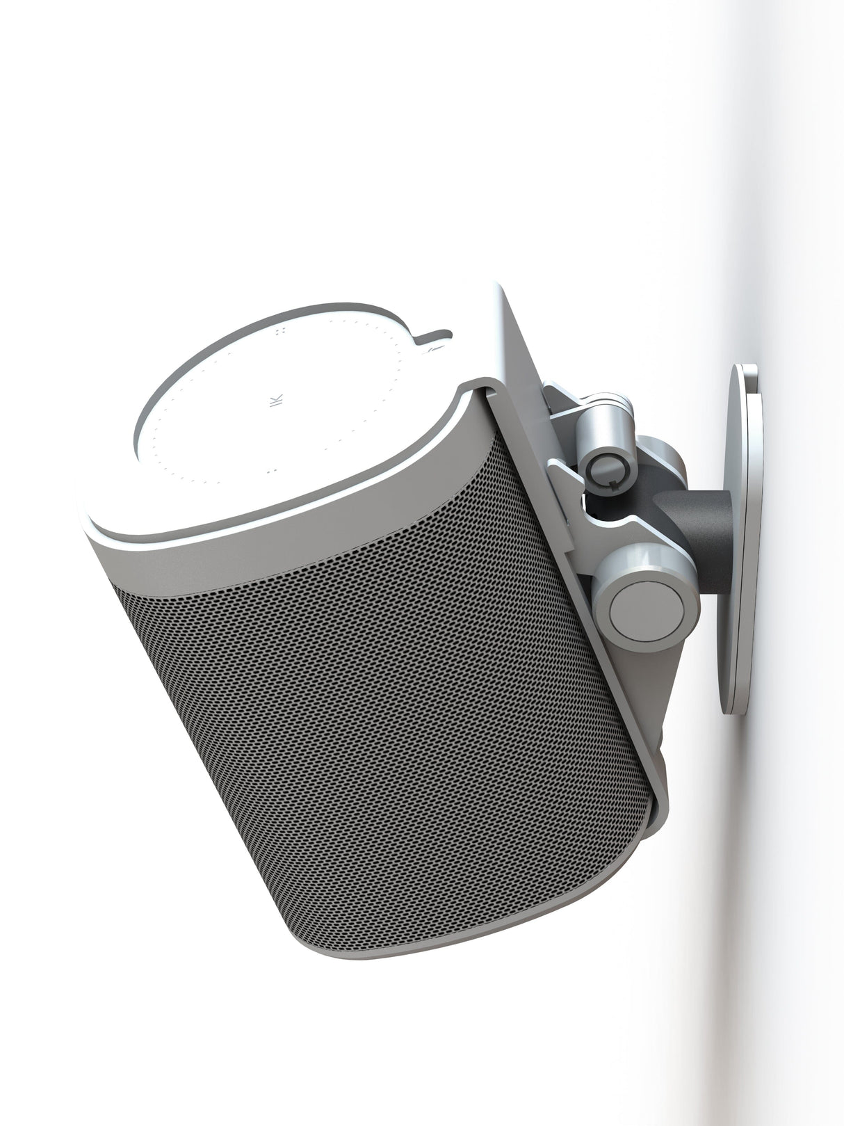 Mountson Wall Mount For Sonos One With Security Lock Tilt & Swivel - K&B Audio