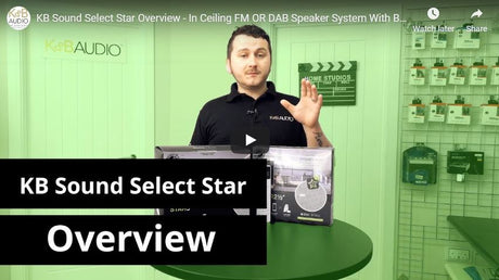 KB Sound Select Star Overview & Unboxing - Bluetooth, FM & DAB Radio Ceiling Speaker System