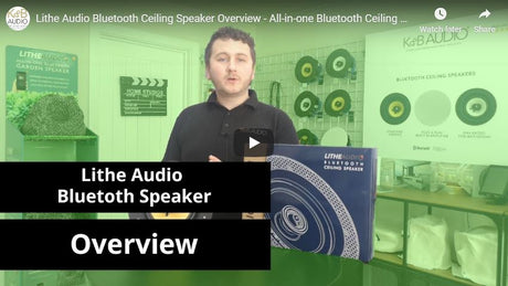 Lithe Audio Bluetooth Ceiling Speaker Overview - All-in-one Bluetooth Ceiling Speaker