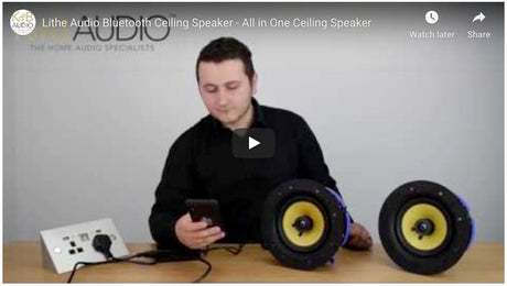 Lithe Audio Bluetooth Ceiling Speaker Unboxing