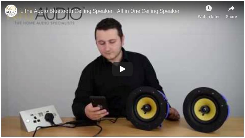 Lithe Audio Bluetooth Ceiling Speaker Unboxing