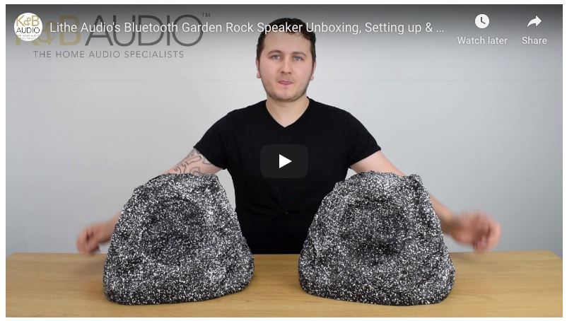 Lithe Audio’s Bluetooth Garden Rock Speaker Unboxing, Setting up & Playing