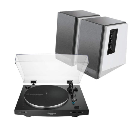 Edifier R1700BT + Audio-Technica AT-LP3XBT Turntable with Bluetooth Speakers - K&B Audio