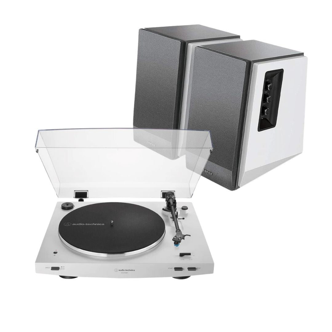 Audio-Technica LP3XBT Automatic Turntable + Edifier R1700BT Bluetooth Speakers - K&B Audio