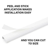 Sanus 10-Piece 48-in x 1-in PVC White Cord/Cable Organization Kit (Holds up to 3 Cables)