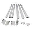 Sanus 12-Piece 48-in x 1-in PVC White Home Theater Cabling Kit (Holds up to 4 Cables)