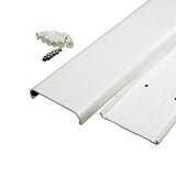 Sanus 2-Piece 48-in x 3.5-in PVC White Flat Screen TV Kit (Holds up to 5 Cables)