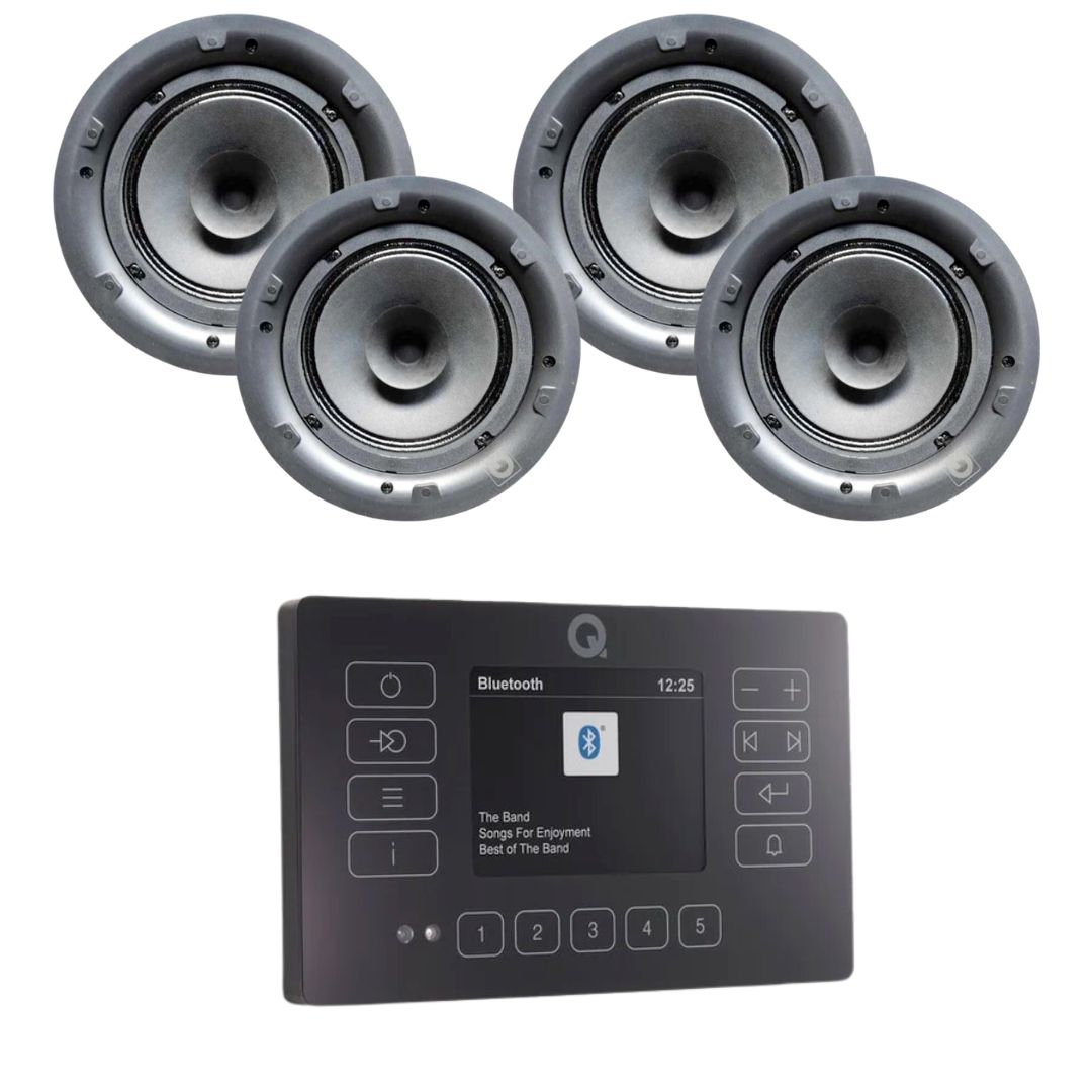 Q Acoustics E120 6.5" Bluetooth Ceiling Speaker System with DAB/FM Radio - K&B Audio
