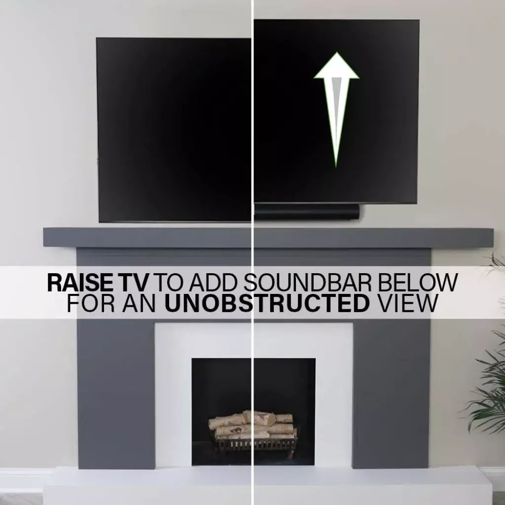 SANUS Advanced Full-Motion 4D® + Shift™ TV Wall Mount for TVs 42"-90"