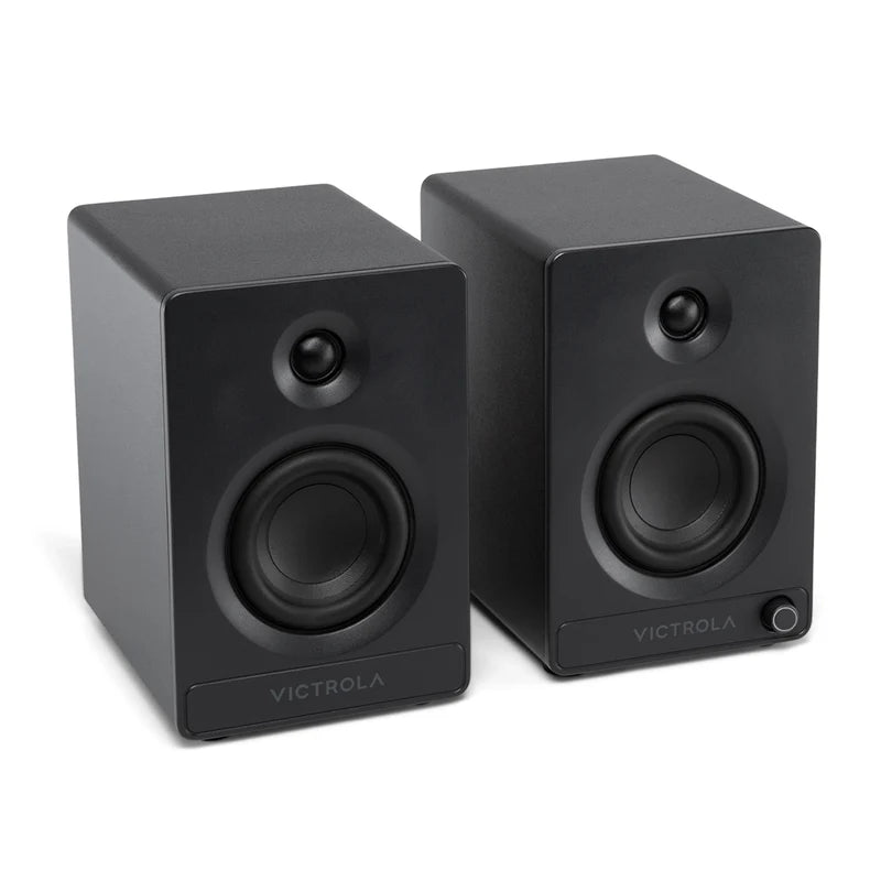 Victrola Tempo Active Bookshelf Speakers with Bluetooth