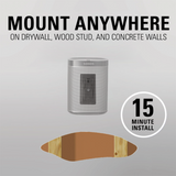 Wireless Speaker Swivel and Tilt Wall Mount, designed for Sonos One SL, Play:1, Play:3, pair in black