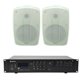 Adastra A2 Stereo Amplifier + BH6 6.5" Outdoor Speakers - K&B Audio