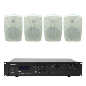 Adastra A2 Stereo Amplifier + BH6 6.5" Outdoor Speakers - K&B Audio