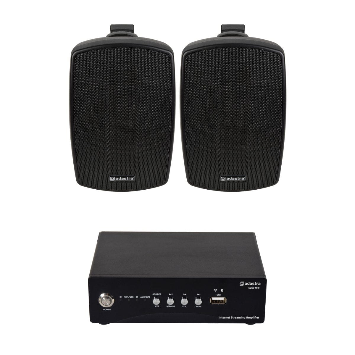 Adastra S260 Wi-Fi & Bluetooth 4" Outdoor Speaker System - K&B Audio
