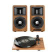 Pro-Ject E1 Phono Turntable + Airpulse A80 Active Bluetooth Speakers - K&B Audio