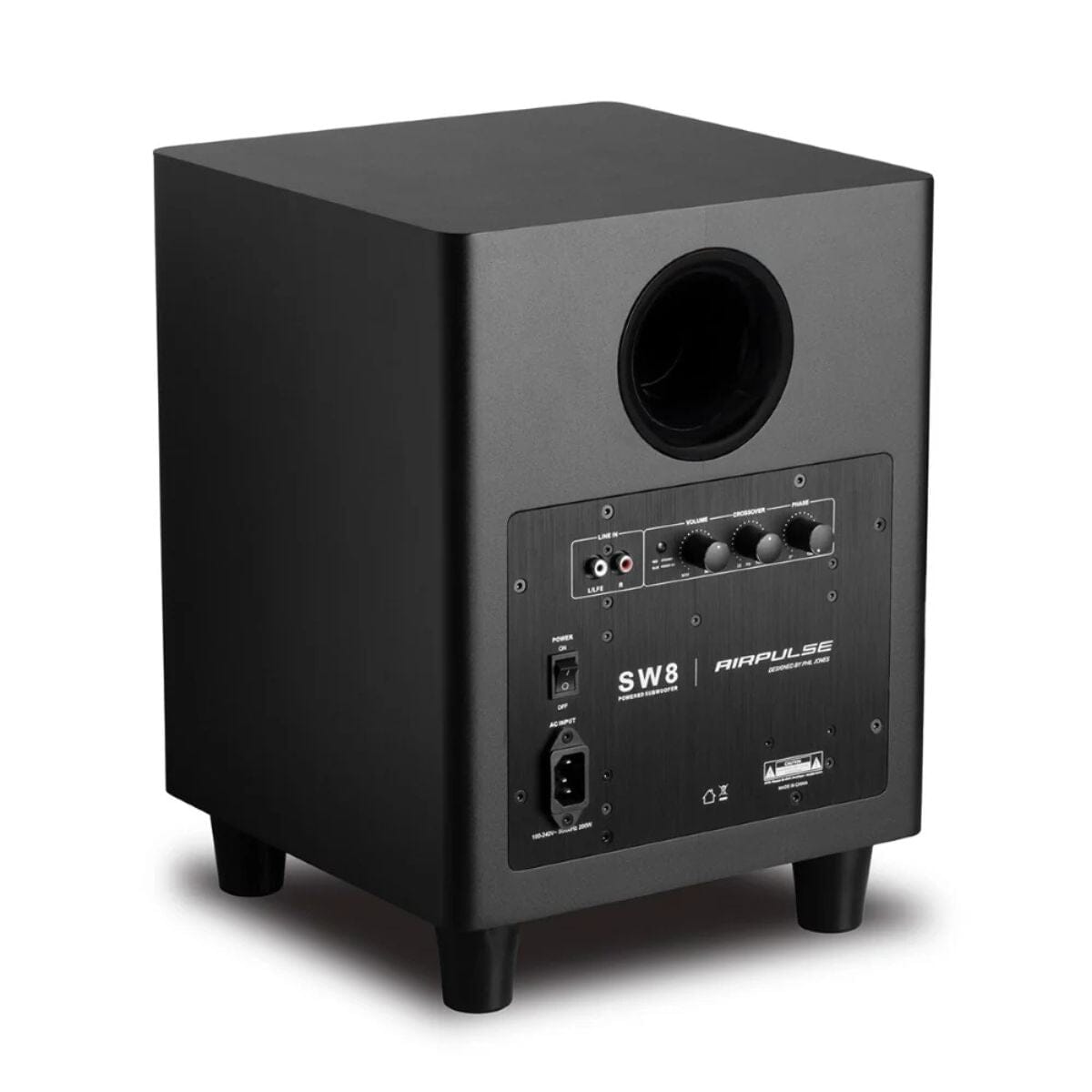 Airpulse SW8 Powered Subwoofer | 8-Inch, 170W Class D Bass