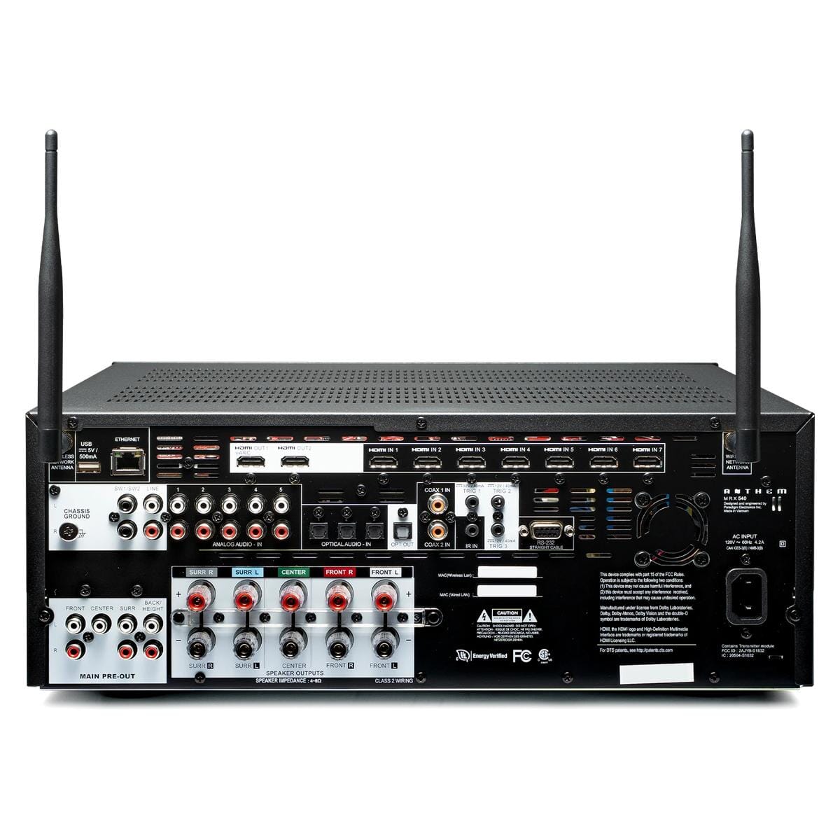 Anthem MRX 540 8K 7.2 Channel AV Receiver AV Receivers Anthem 