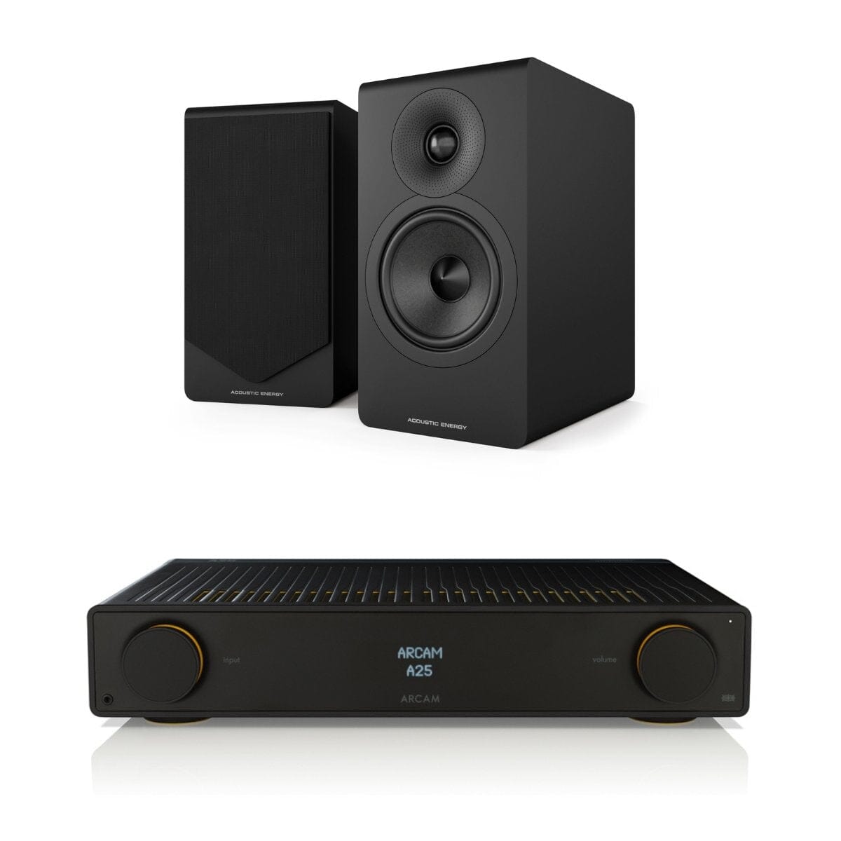 Arcam Radia Amplifier + Acoustic Energy AE300² Bookshelf Speakers - K&B Audio