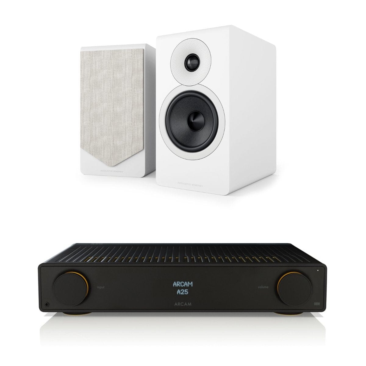 Arcam Radia Amplifier + Acoustic Energy AE300² Bookshelf Speakers - K&B Audio