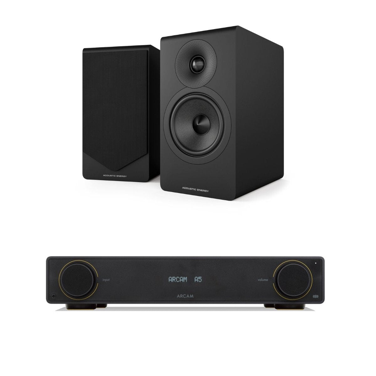 Arcam Radia Amplifier + Acoustic Energy AE300² Bookshelf Speakers - K&B Audio