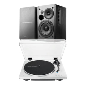 Audio-Technica LP70XBT Bluetooth Turntable + Edifier R1280DB Speakers - K&B Audio