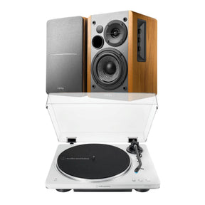 Audio-Technica LP70XBT Bluetooth Turntable + Edifier R1280DB Speakers - K&B Audio