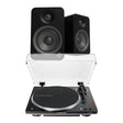 Audio-Technica LP70XBT Bluetooth Turntable + Kanto YU4 4" Active Bookshelf Speakers - K&B Audio