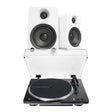 Audio-Technica LP70XBT Bluetooth Turntable + Kanto YU4 4" Active Bookshelf Speakers - K&B Audio