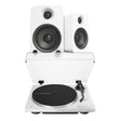 Audio-Technica LP70XBT Bluetooth Turntable + Kanto YU4 4" Active Bookshelf Speakers - K&B Audio