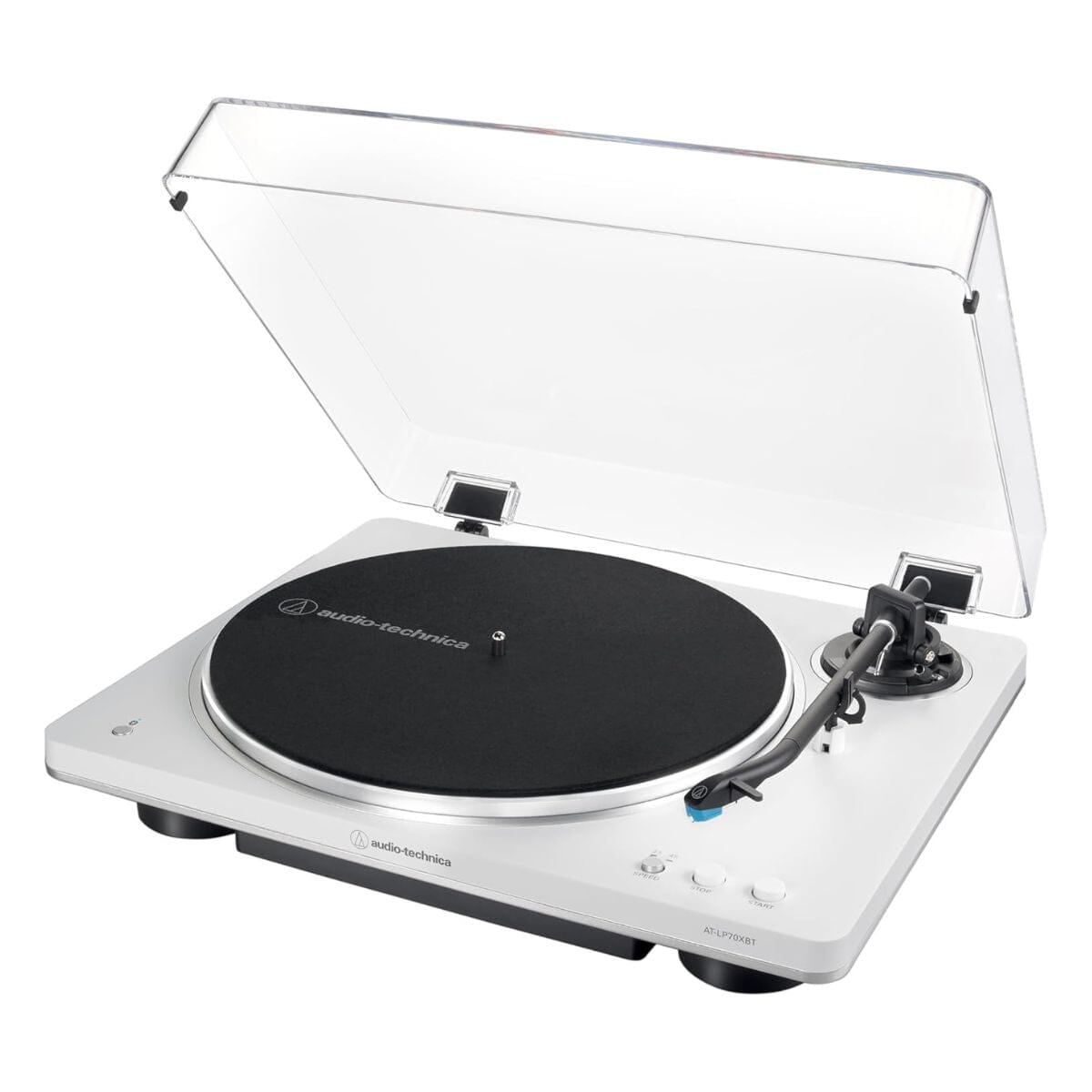 [OPEN BOX] Audio-Technica LP70XBT Bluetooth Turntable - Fully Automatic - White - K&B Audio
