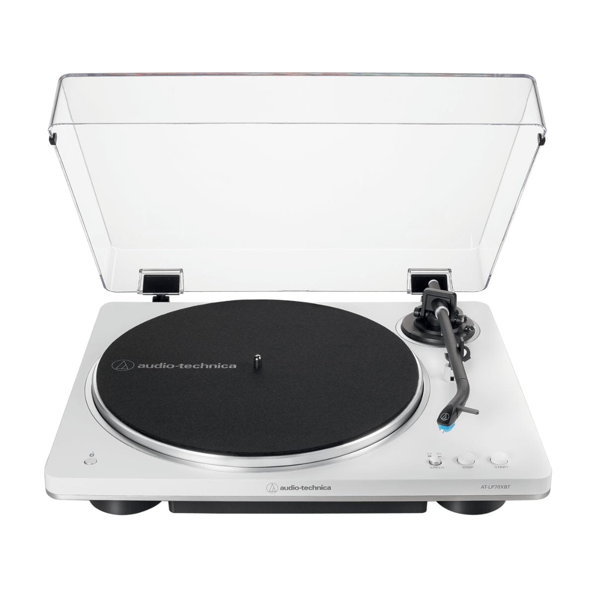 [OPEN BOX] Audio-Technica LP70XBT Bluetooth Turntable - Fully Automatic - White - K&B Audio