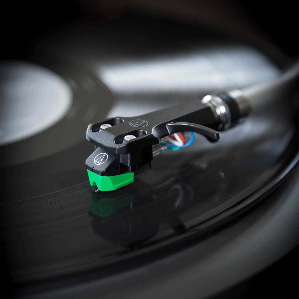 Audio-Technica AT-VM95E/H Ellipitcal Stereo Cartridge with Headshell - K&B Audio