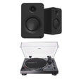 Audio-Technica LP120XBT-USB Turntable + Kanto REN 200W Active Bookshelf Speakers Turntable Bundles Kanto / Audio-Technica Black 