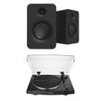 Audio-Technica LP3XBT Bluetooth Turntable + Kanto REN 200W Active Bookshelf Speakers Turntable Bundles Kanto / Audio-Technica Black Black 