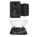 Audio-Technica LP3XBT Bluetooth Turntable + Kanto REN 200W Active Bookshelf Speakers Turntable Bundles Kanto / Audio-Technica Black Black 