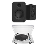 Audio-Technica LP3XBT Bluetooth Turntable + Kanto REN 200W Active Bookshelf Speakers Turntable Bundles Kanto / Audio-Technica Black White 