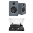 Audio-Technica LP3XBT Bluetooth Turntable + Kanto REN 100W Active Bookshelf Speakers - K&B Audio