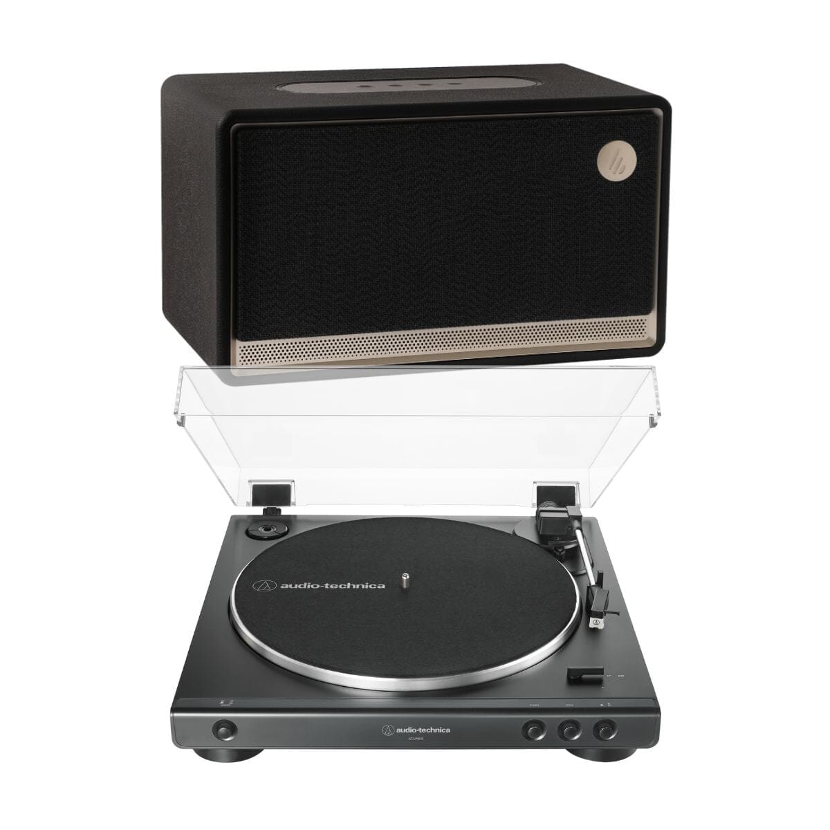 Audio-Technica LP60X + Edifier ES300 Wireless Speaker with Bluetooth & WiFi - K&B Audio