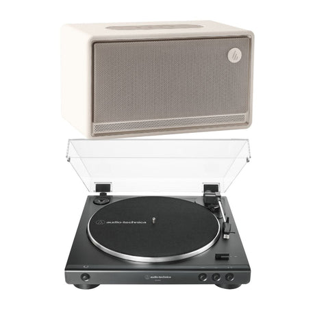 Audio-Technica LP60X + Edifier ES300 Wireless Speaker with Bluetooth & WiFi Turntable Bundles Audio-Technica White Standard (LP60X) 
