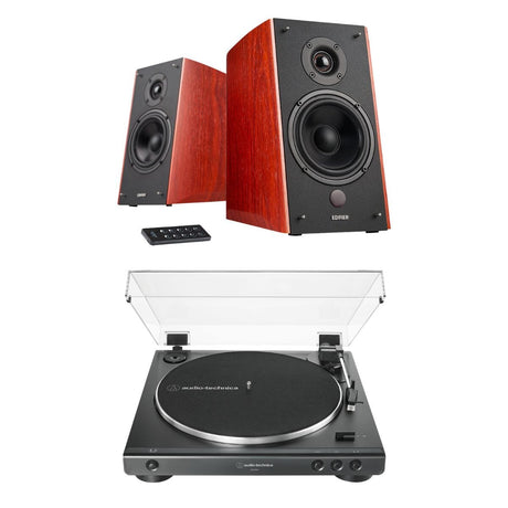 Audio-Technica LP60X + Edifier R2000DB 120W Active Bookshelf Speakers - K&B Audio