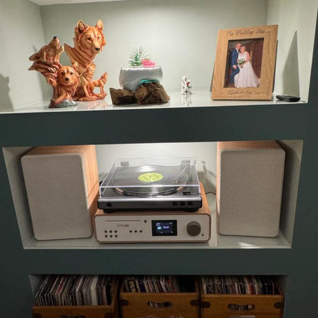 Audio-Technica LP60X Turntable + Pure Classic Stereo inc. CD, Radio & Bluetooth - K&B Audio