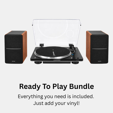 Audio-Technica LP70XBT Bluetooth Turntable + Edifier R1280DB Speakers - K&B Audio